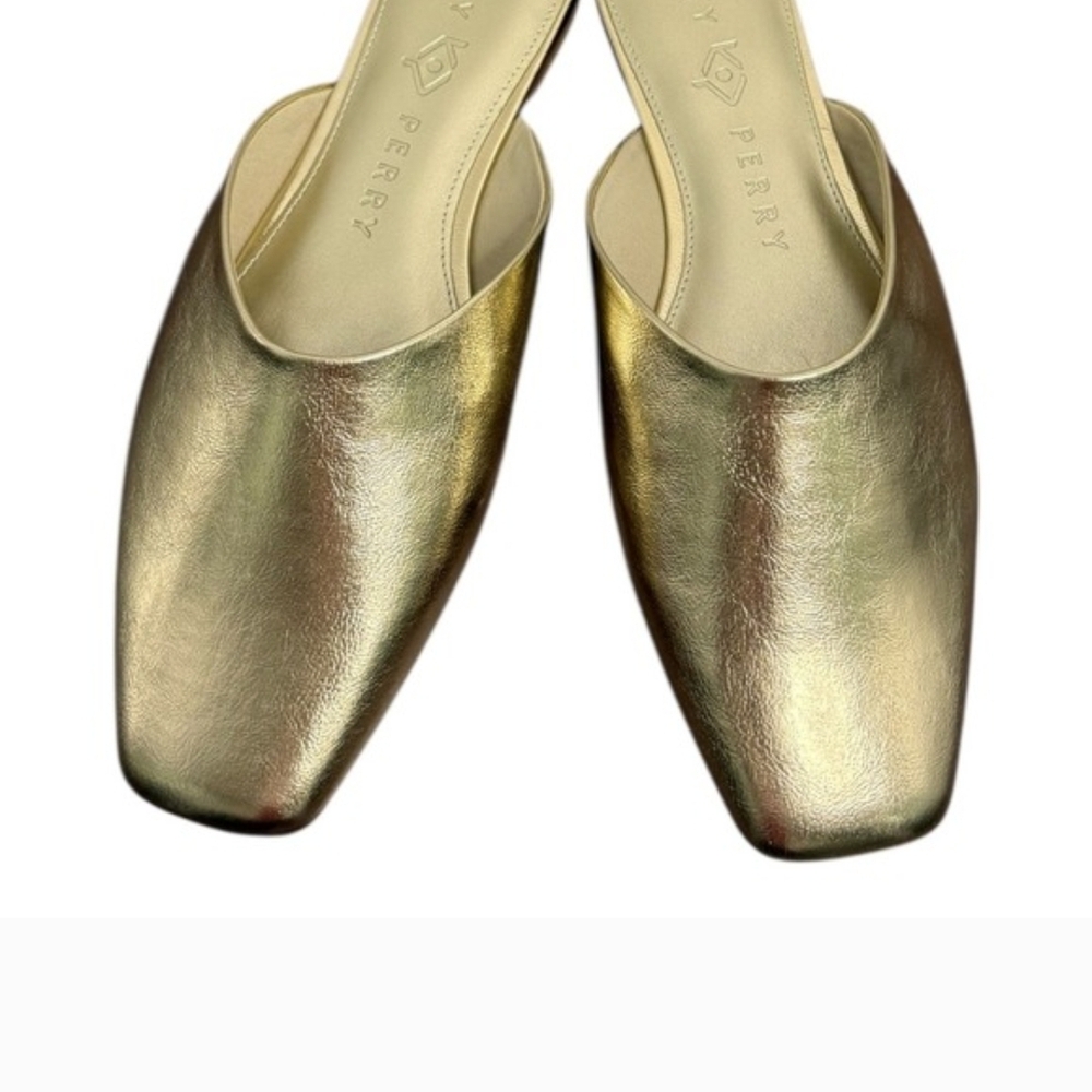 Size 8.5! NWTS! Katy Perry Collections‎ Champagne Mules - Picture 3 of 11